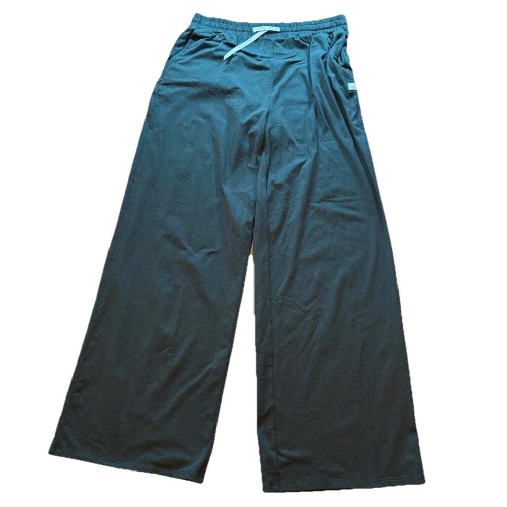 Vuori Halo Essential Wide-Leg Pant Green Large XL